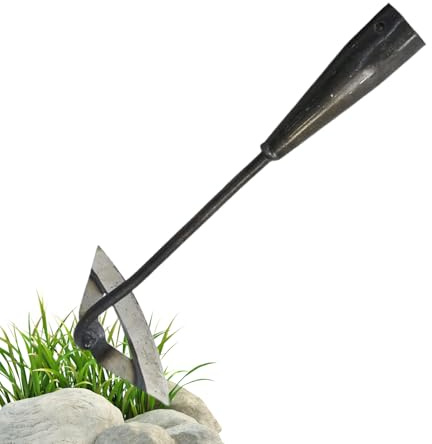 Gartenhacke - Handhacke Gartengerät - Bodenlockerer Dammgräber für Rasen Außenbereich Beet Landschaftsgestaltung