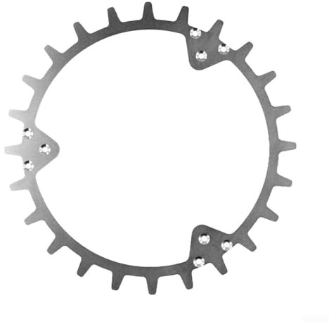 Oniissy Kit d'entretien antidérapant pour tondeuse à gazon avec picots et roues en métal de 252 mm pour une meilleure traction sur différents terrains