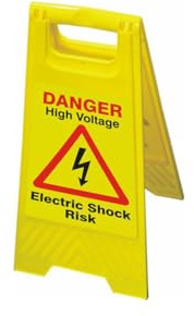 EV High Voltage Floor Sign EVH41 Qty 1