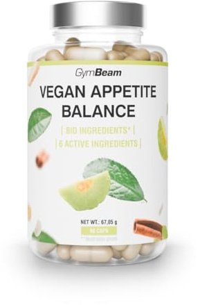 GymBeam Vegan Appetite Balance - Supporto per Controllo Appetito e Metabolismo - Con Garcinia, Cromo, Yerba Mate e Fagiolo Bianco - Capsule Vegane