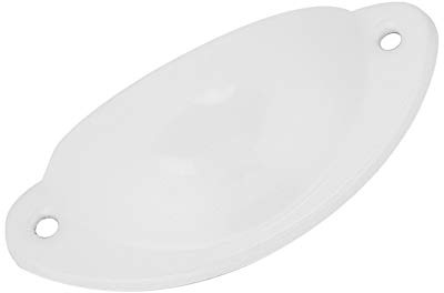Pomello per Mobili Durevole, Maniglia a Conchiglia Antica per Cassetti e Ferramenta per la Casa, Ferro, Bronzo Rosso, 8x3,2 Cm, 10 Pezzi (WHITE)