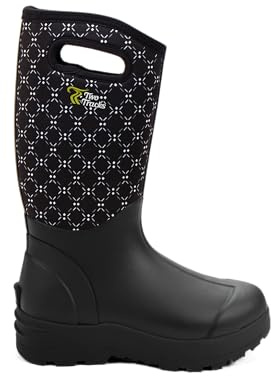 TwoTracks Neoprenstiefel Baruga White Caro hoch
