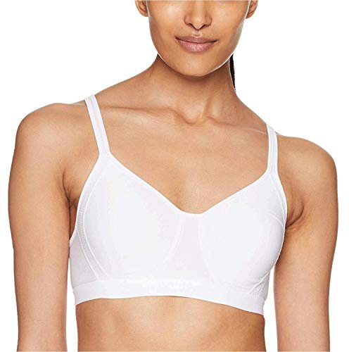 Hanes Women's X-Temp Foam Wirefree Bra, White, X-Large