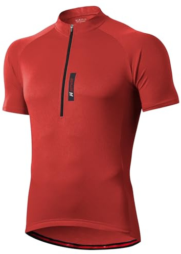 FEIXIANG Maglia Ciclismo Maniche Corte,Maglietta Mountain Bike Uomo Asciugatura Veloce T-Shirt off-Road Sportswear Estate
