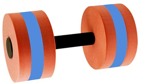 KTUXZCI Manubrio acquatico leggero in EVA resistente all'acqua per allenamenti di fitness in piscina e allenamento con esercizi acquatici Manubrio per fitness, Arancia, 28.3x15 cm