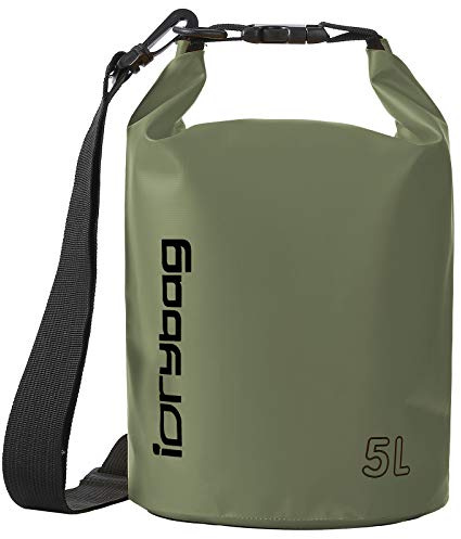 IDRYBAG Trockentaschen für Kajakfahren, wasserdicht, 2L/5L/10L/15L/20L, Kleiner, wasserdichter, schwimmender Trockensack, wasserdichter Trockensack für Paddelboard-Reisen