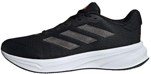 adidas Herren Response Shoes Laufschuhe, Core Black/Carbon/Solar Red, 44 2/3 EU