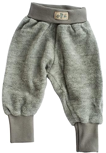 Lilano, Baby Hose Wollfrottee Plüsch, 100% Bio Wolle (kbT)