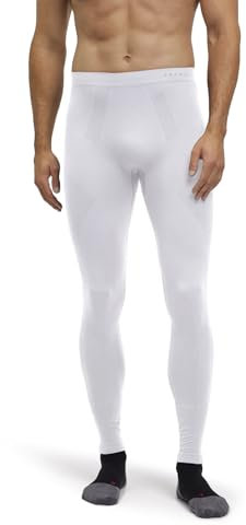 FALKE herr Baslager Underdel Warm Long M Ti funktionellt garn snabbtorkande 1 del, Vit White 2860, M