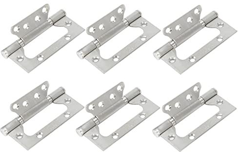 Verbessern Sie Ihr Zuhause mit 6 flachen Scharnieren Edelstahl – Lagerscharniere for Türfenster und Möbelbeschläge