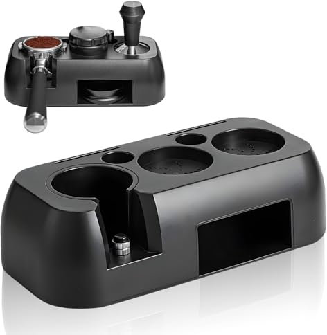 Bncxdc Estación de Apisonado, Estación de Apisonado 51/54/58mm, Base de Apisonado para Café hecha de ABS, El Accesorio Barista Profesional para la Preparación de Espresso
