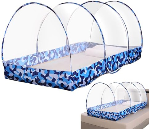 Moustiquaire Pliable - 90 X 190 X 90 Cm - Tente De Lit avec Moustiquaire - Tentes De Camping Portable - Ciels De Lit De - pour Camping, Maison, Extérieur