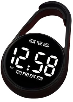 Reloj electrónico de bolsillo HUANGING para estudiantes, incluye pantalla táctil, función de reloj y luces nocturnas para estudiantes