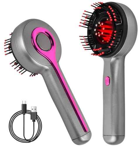 Brosse Massage Électrique Cuir Chevelu, 3 in 1 Masseur de Tête Électrique