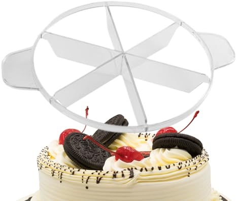 Cake Slicer for Even Slices,Cake Portion Cutter - Baking & Pastry Utensils for Home Decoration Flan Fondant Baking Party Family Picnic Birthday