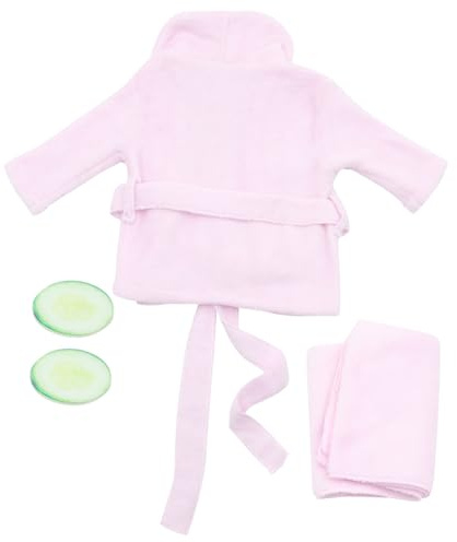 SHINEOFI Peignoir Bébé -né en Éponge Corail Agréable et Confortable, Accessoire Photo Concombre pour Séance Photo Amusante, Serviette de Bain Adorable et Peau Douce