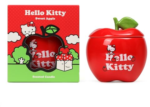 Hello Kitty Apple Shaped Candle 170g Home Fragrance, Candle Gift Set, Candles Gifts for Women