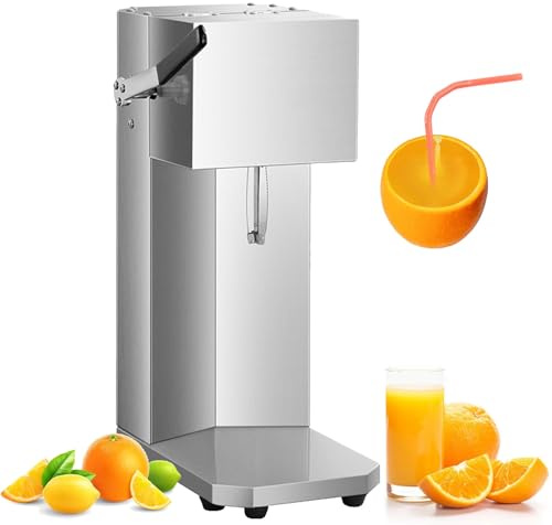 Presse-agrumes électrique professionnel, extracteur d'oranges en acier inoxydable avec cure-dent et 2 couteaux, têtes de lames interchangeables, pour jus de fruits, restaurants et hôtels