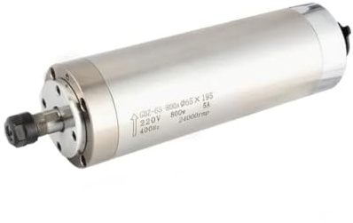 Motore mandrino CNC raffreddato ad acqua Motore mandrino 2,2 kW ER20 24000 giri/min 80 mm for fresatura router CNC per incisione