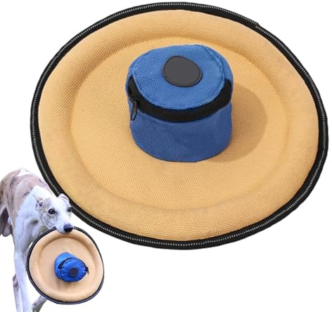 Fogukier Hundeflugscheibe,Reflektierendes weiches Hundezubehör - Outdoor Spielscheiben Zerr Und Apportier Spielzeug - Für Alle Rassen Park Garten Camping Picknick Spazieren Bewegung