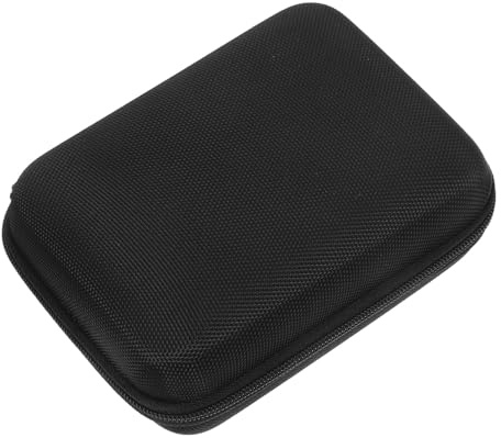 YOSADIER Estuche de Almacenamiento Portátil para Suministros de Diabetes Protección Antivibración, Bolsa Médica Compacta Negra Cremallera para Monitor de Glucosa y Organizador de Viaje
