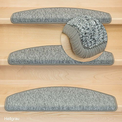 Kettelservice-Metzker Stufenmatten Rambo im 15er SparSet Halbrund Hellgrau