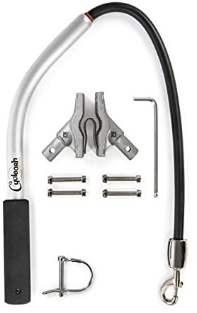 Sherpa Cycleash Hundeleine mit stoßfester TPR-Technologie, Silber, Einheitsgröße