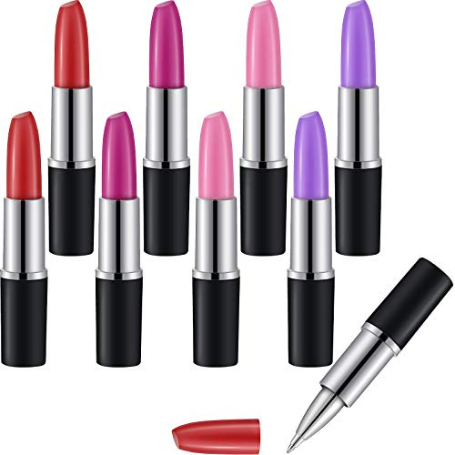 20 Pezzi di Penna a Forma di Rossetto Penne Multicolore Bambini Regalo Feste Biros Simpatiche Gadget Scrittura Divertenti Regali per Bambini Articoli di Cancelleria Scuola e Ufficio
