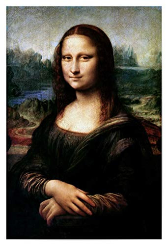 artboxONE Poster 60x40 cm Kunst Natur Mona Lisa (La Gioconda) - Bild Leonardo da Vinci Davinci gemälde