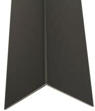 Schlögel GmbH Aluminium Winkel Bandbeschichtet RAL7016 80/80mm 1000mm | Einseitig Polyesterlackbeschichtet, Schutzfolie, Rückseite Schutzlack, kantfähig, für Kantenschutz Zierleisten