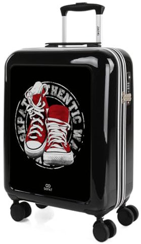 SKPAT - Trolley Handgepäck Cabin Trolley Koffer Reisekoffer Hartschalenkoffer mit Mit TSA-Schloss - Kabinengepäckgröße 55x40x20, Neger-Spaziergang