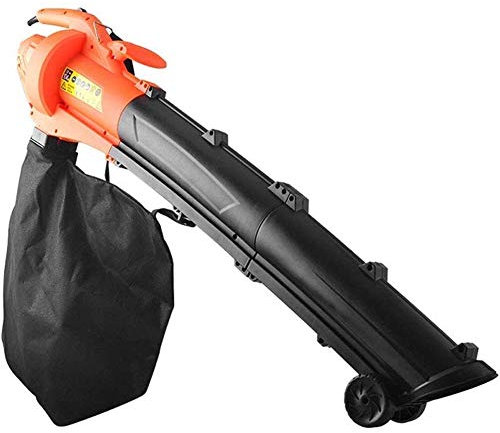 Práctico soplador de Hojas eléctrico 3 en 1 - Soplador y aspiradora de jardín - Aspiradora y trituradora Liviana, Bolsa recolectora de 35 litros ()