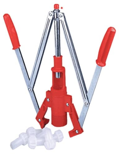 Handverkorker aus Metall mit 2 Hebel Wein Flaschen Verkorker