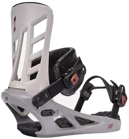 K2 Indy Mens Snowboard Bindings, Grey, XL
