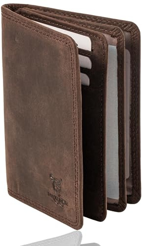 Matador Marca Portacarte Uomo Pelle #PORTO Nero Carbone