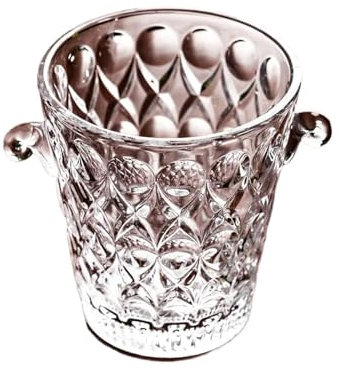 Eiskübel Kleiner Eiskübel aus Glas, Party-Eiskübel, Bar, KTV, Cocktail-Eis, Champagner-Eimer, 1,5 l Für Partys