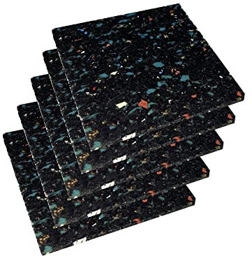 Terrassenpads 90 x 90 x 6mm 8mm 10mm 12mm 15mm 20mm, sowie 100 x 100 x 3mm! Stärke und Menge auswählbar. (90 x 90 x 8mm Menge: 1000 Stück)