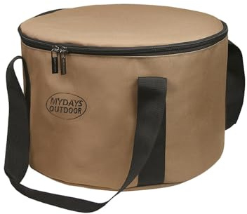 Bolsa cilíndrica para Acampar al Aire Libre – Organizador de Utensilios de