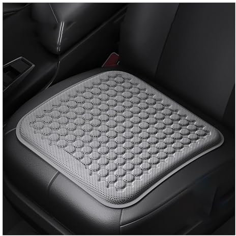 KOIYWQA Autositzkissen, Für Audi A4 B7 Avant 2006-2009 Nur für Fahrer Auto Sitzkissen lindert Sitzschmerz Kalte Gelkühlung keilkissen,B Grey