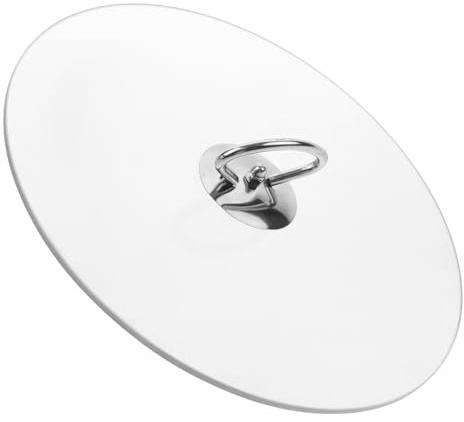 Zerodeko Tempered Glass Lid 23cm Diameter Round Glass Cover Thickened Sealing Lid for Ceramic Bowls Food Storage and Fresh-Keeping Suitable for Kitchen and Microwave Use