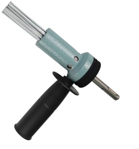 ComfyHarbor SDS-Schaft-Nadel-Scaler-Adapter aus gehärteter Stahllegierung für elektrische Hammer, Rostentfernung, Betonbohrungen und Reinigungsanwendungen für verschiedene Oberflächen