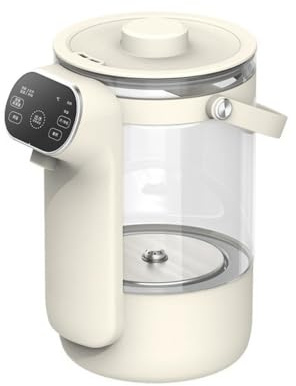 Electric Hot Water Dispenser, Digital Display, Cream White, 3L Capacity, One-Click Chlorine Removal, Portable Design, 7.87x6.26x10.79 Inch
