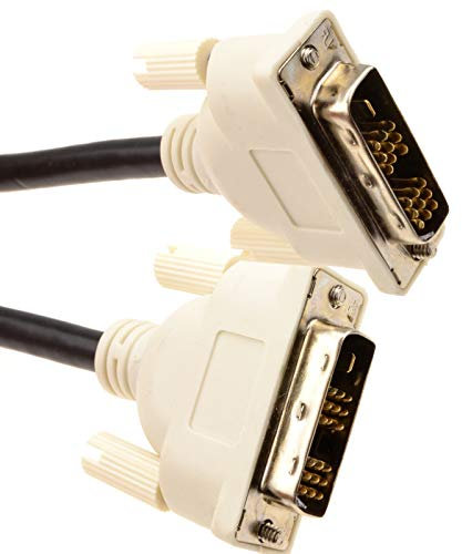 kenable DVI PC/Laptop Monitor Display Cable 18+1 Male Plugs with Ferrites 1.8m [1.8 metres]