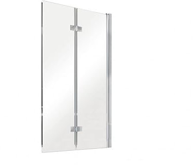 VBChome Parete pieghevole per doccia, 80 x 150 cm, cromata, paraschizzi per vasca da bagno, per vasca da bagno, di alta qualità