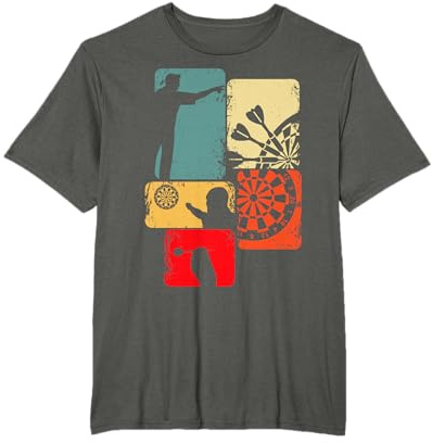 Dart Dartspieler Darts Darter Männer T-Shirt