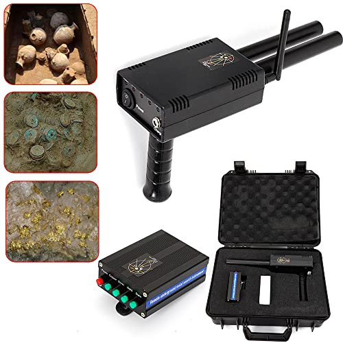 Metallsuchgerät, Metalldetektor Handheld Gold Metal Detector Suchgerät, 360-440Hz Signalfrequenz, 5,6-6 kHz Übertragungsfrequenz, 1000M Suchbereich, 20M Maximale Erkennungstiefe