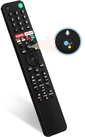 RMF-TX500U for Sony TV Remote Replacement, for All Sony Remote/Sony Bravia TV Voice Remote, RMF-TX500U for Sony Remote Control for Smart TV XBR/KD/XR Series X800H X950G A8H Etc, 1 Year Full Warranty