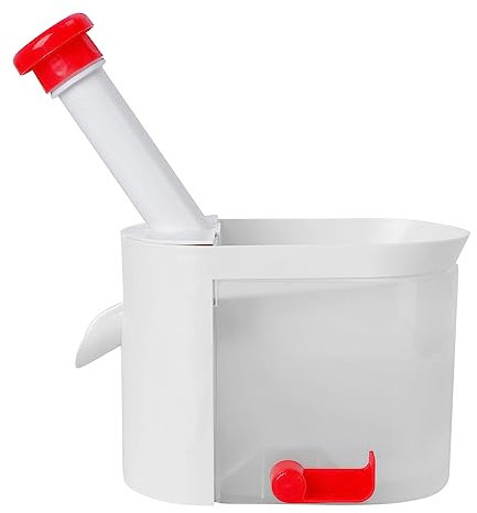 Angoily Fruchtig Werkzeug Kirschentkerner Kirschentsteiner Mit Kernauffangbehälter Professioneller Kirschkernentferner Traubenentkerner Obstkernentferner Entsteiner Fruchtella