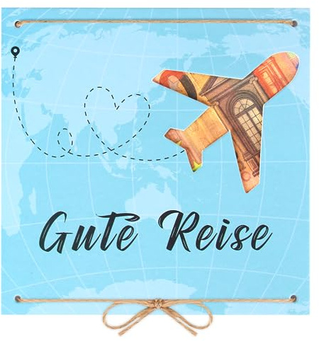 Frexpor Geldgeschenk Verpackung für Reise und Urlaub, originell Geschenk Grußkarte, auch als Geld Geschenkarte für Reisegutschein