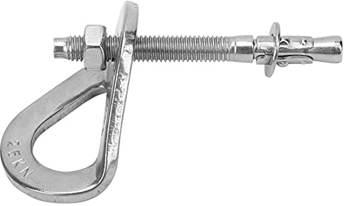 NIZUUONE Climbing Anchor, Climbing Hanger, Mother, Stainless Steel Climbing Anchor, Screw Set for Climbing Anchor, Anchor Hanger, Mounting Bolts for Outdoor Rocks for Hanging, Climbing